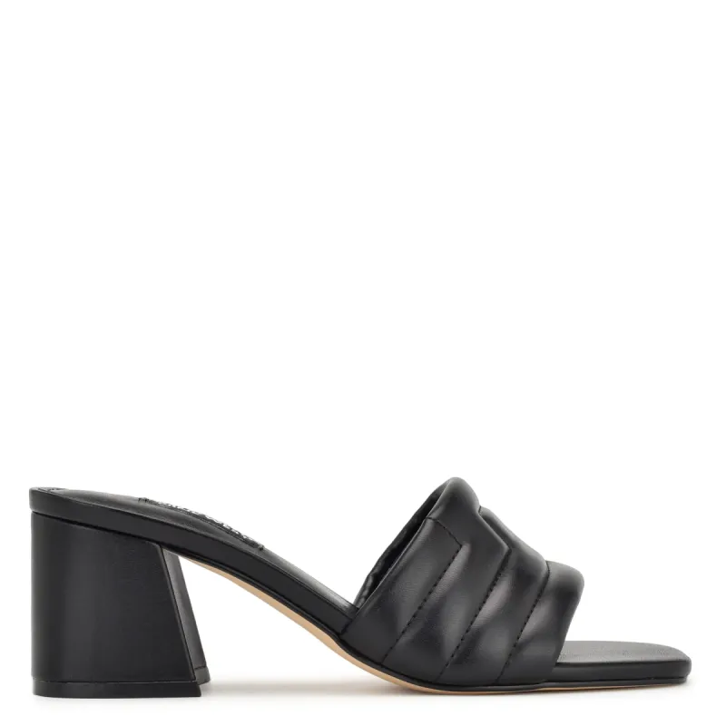 Glenra Heeled Slide Sandals sold by Nine West