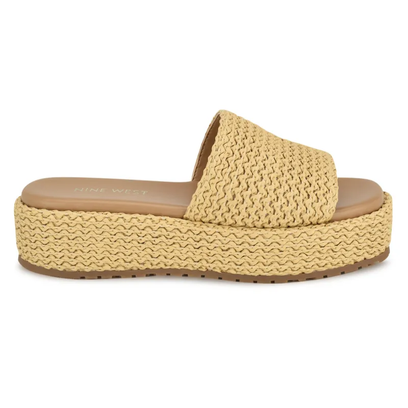 Keziah Flatform Slide Sandals sold by Nine West
