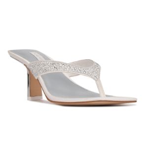 Nesh Heeled Slide Sandals sold by Nine West