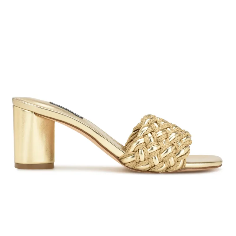 Driah Heeled Slide Sandals sold by Nine West
