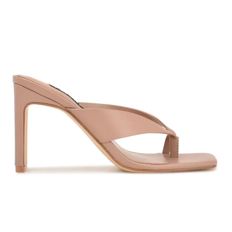 Durlife Heeled Thong Sandals sold by Nine West