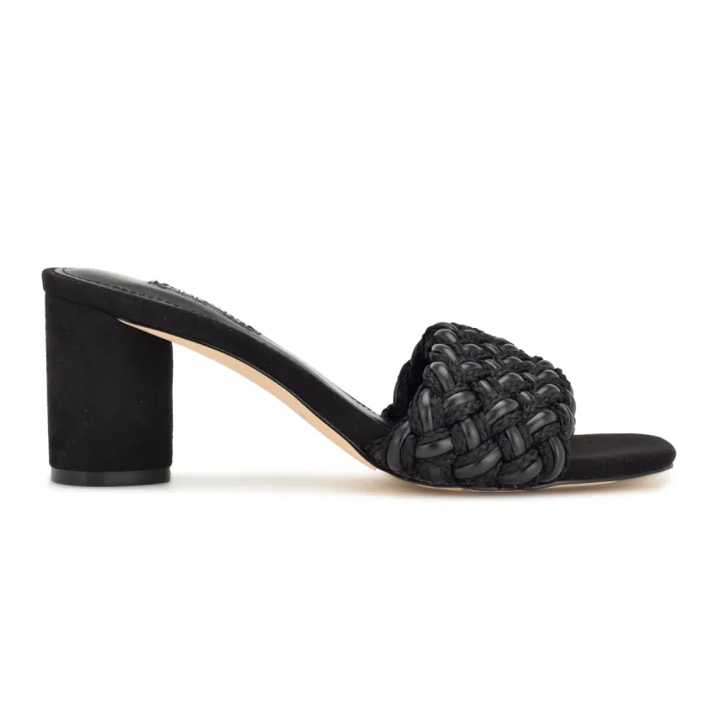 Driah Heeled Slide Sandals sold by Nine West