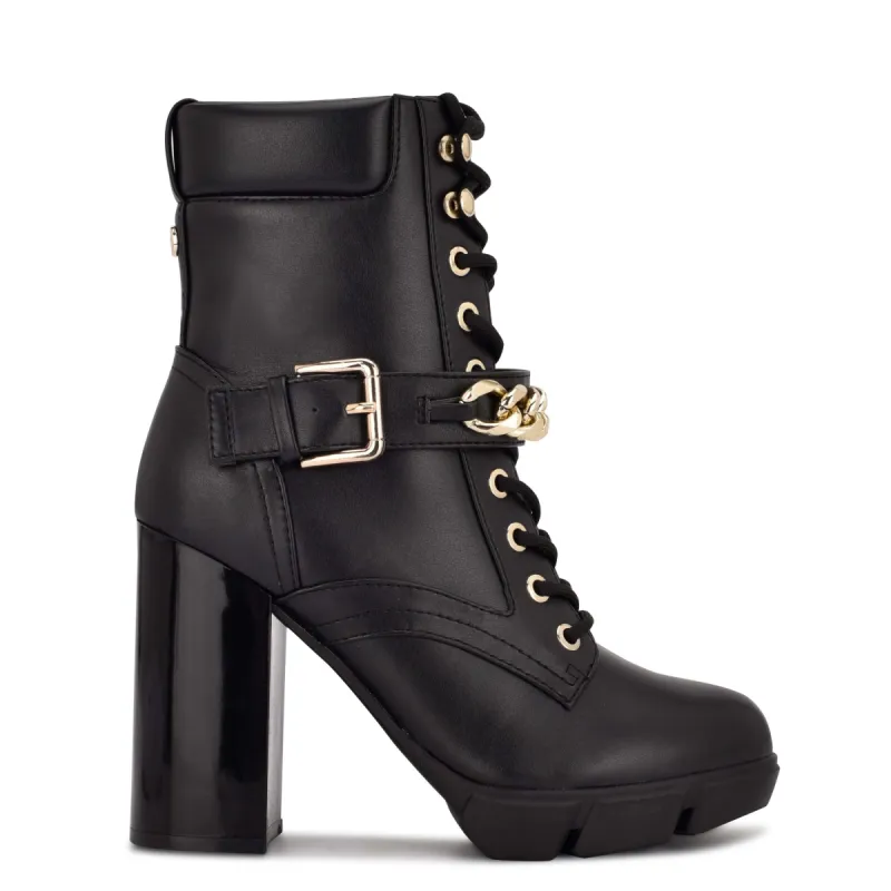 Vilage Heeled Lug Sole Booties sold by Nine West
