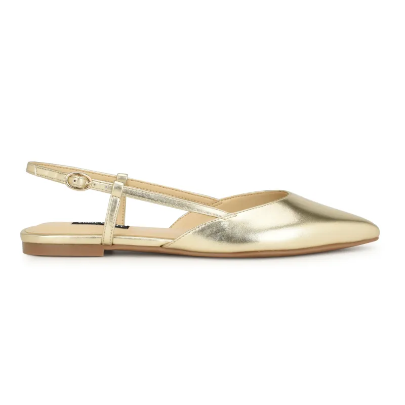 Bircah Pointy Toe Flat Slingbacks sold by Nine West
