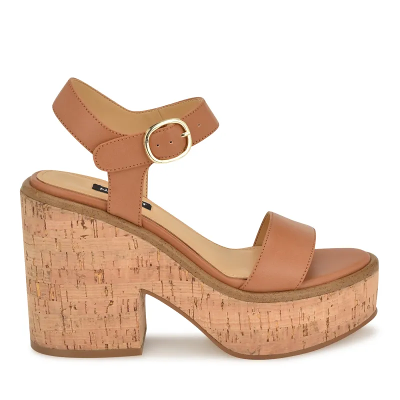 Amye Ankle Strap Wedge Sandals sold by Nine West