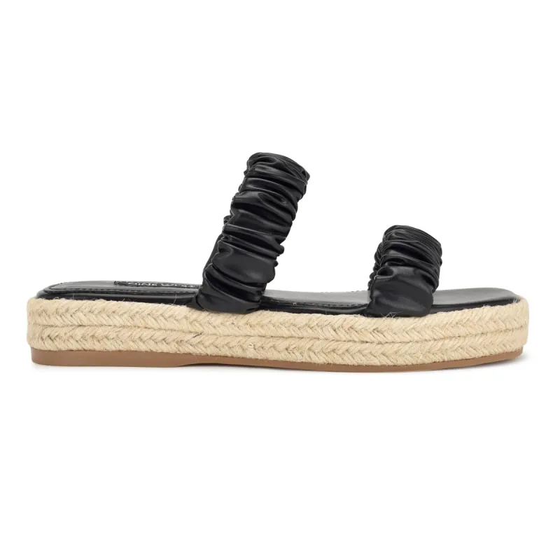 Peacock Espadrille Flat Sandals sold by Nine West