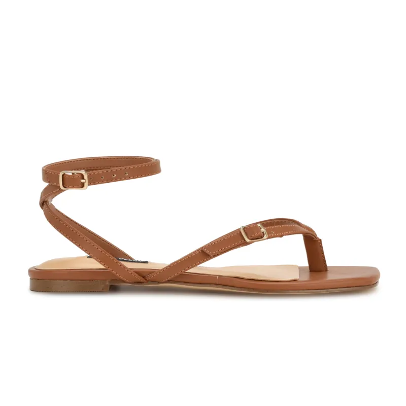 Nelson Ankle Wrap Flat Sandals sold by Nine West