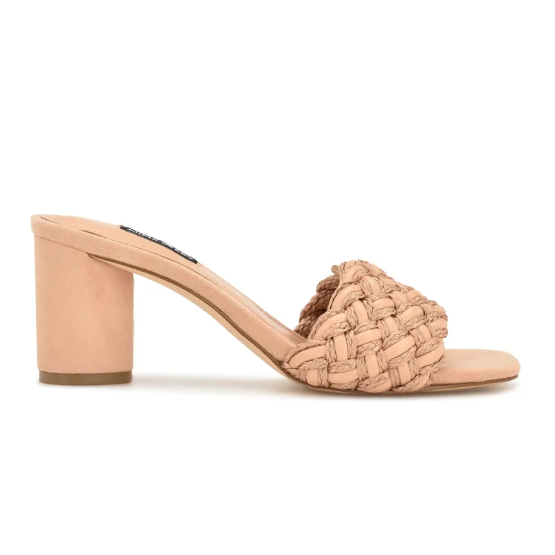 Driah Heeled Slide Sandals sold by Nine West