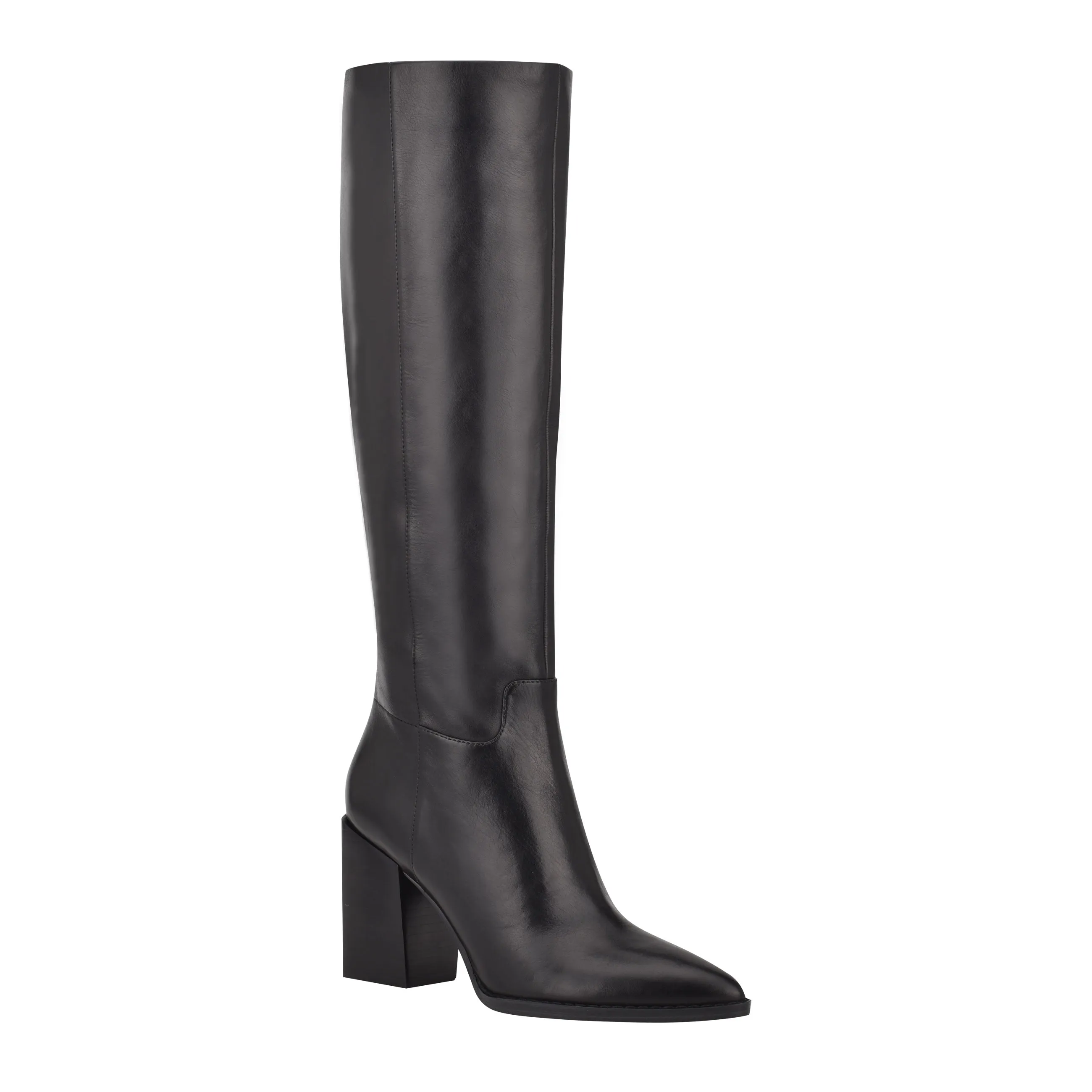 Brixe Heeled Leather Boots sold by Nine West product image thumbnail 2