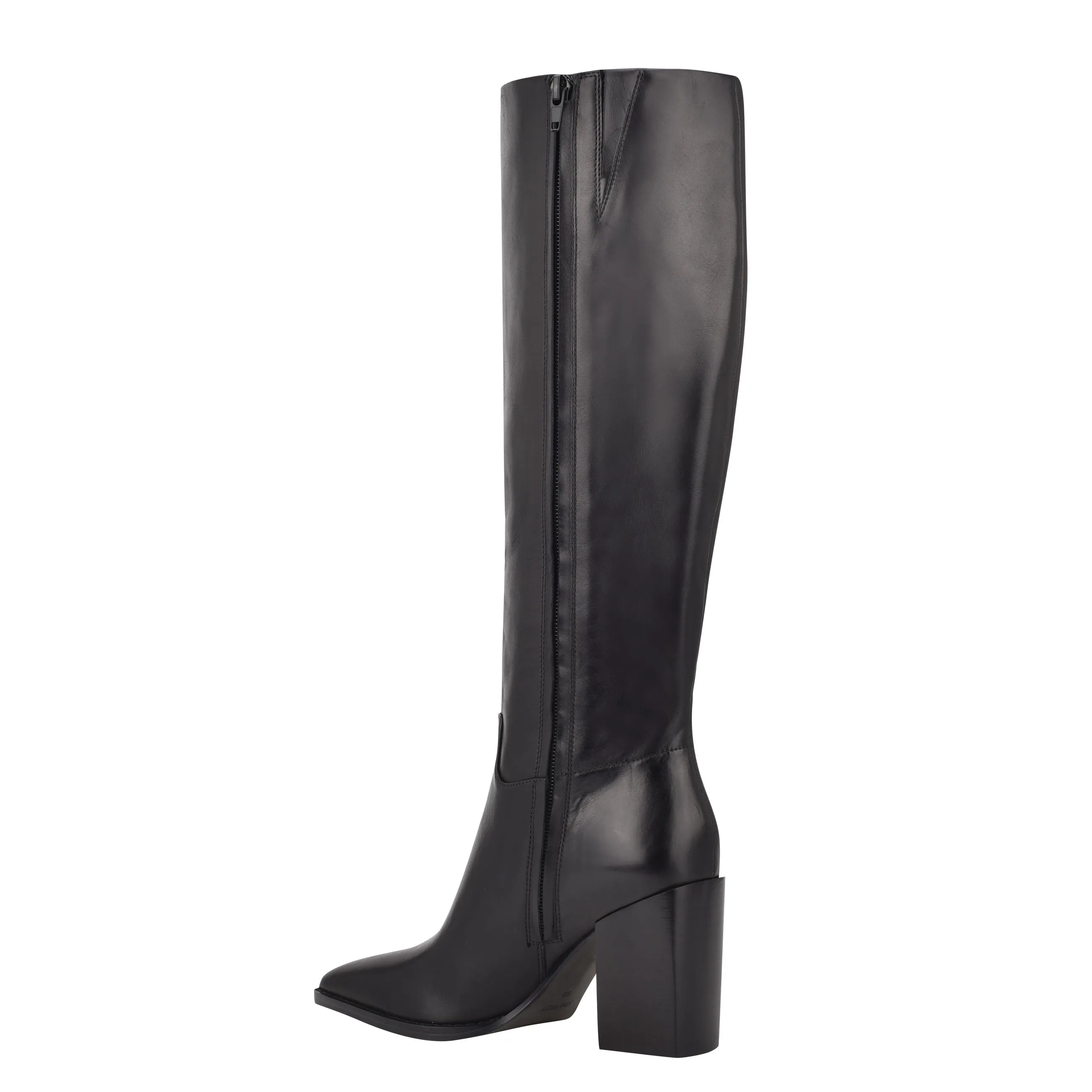 Brixe Heeled Leather Boots sold by Nine West product image thumbnail 3