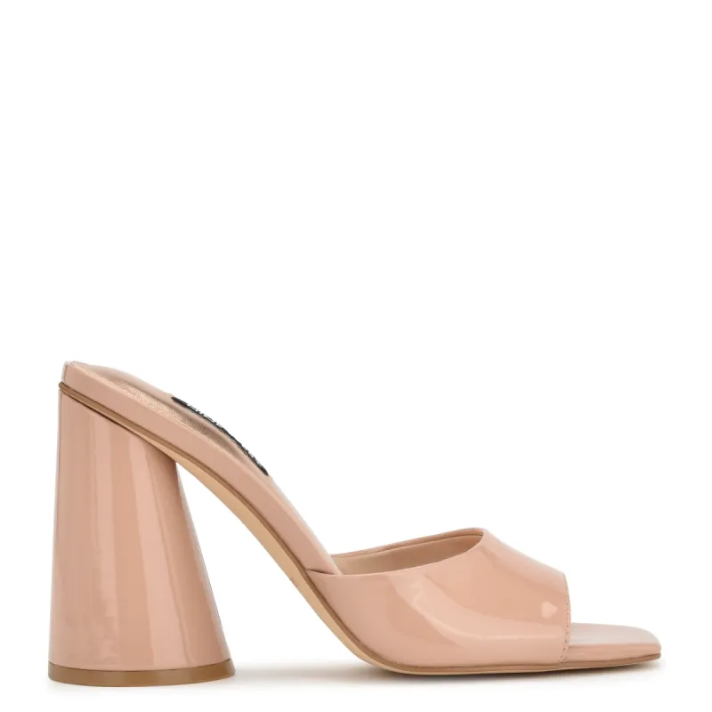 Excit Heeled Slide Sandals sold by Nine West
