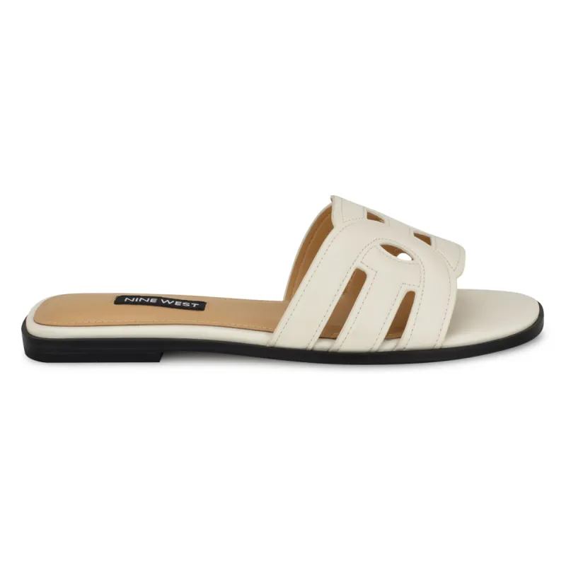 Geena Flat Slide Sandals sold by Nine West