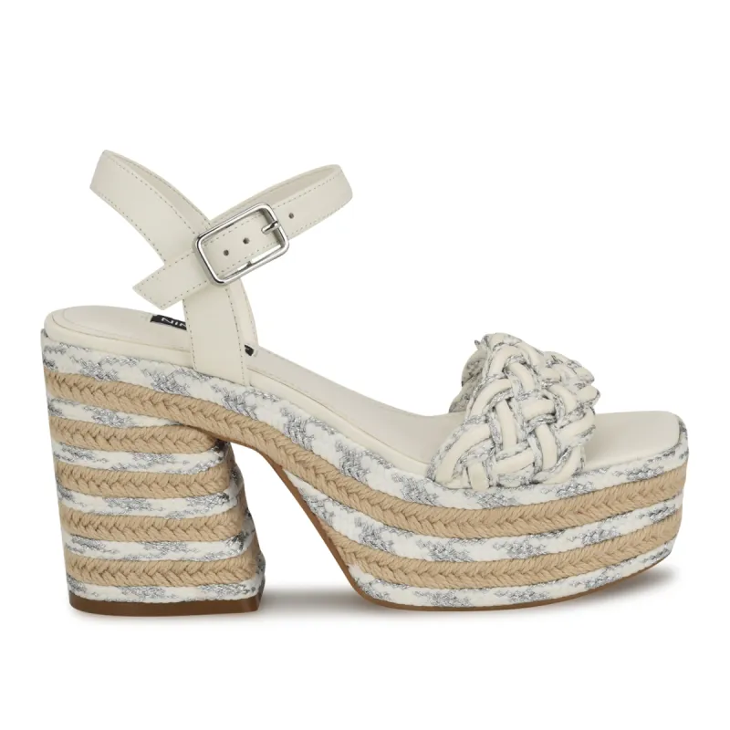 Cinka Woven Platform Sandals sold by Nine West