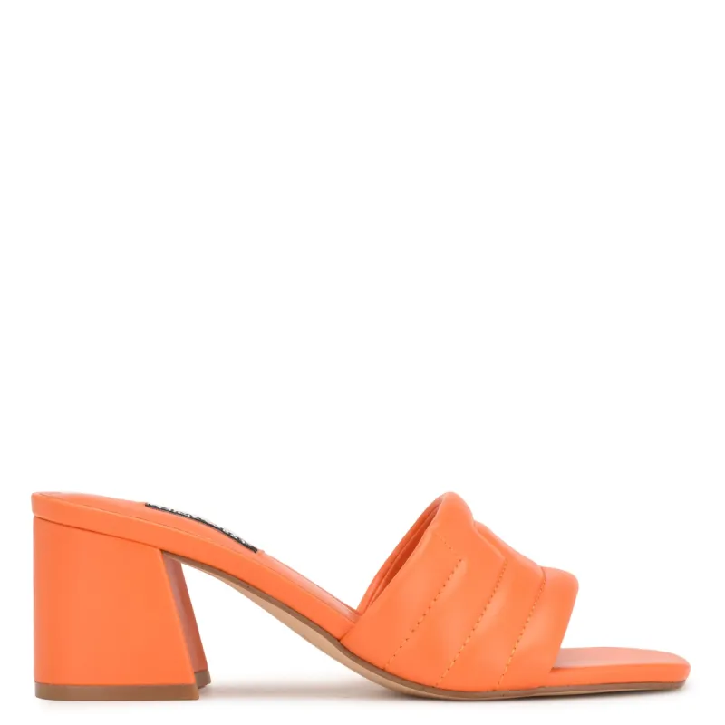 Glenra Heeled Slide Sandals sold by Nine West