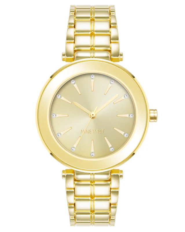 Genuine Crystal Accented Bracelet Watch sold by Nine West