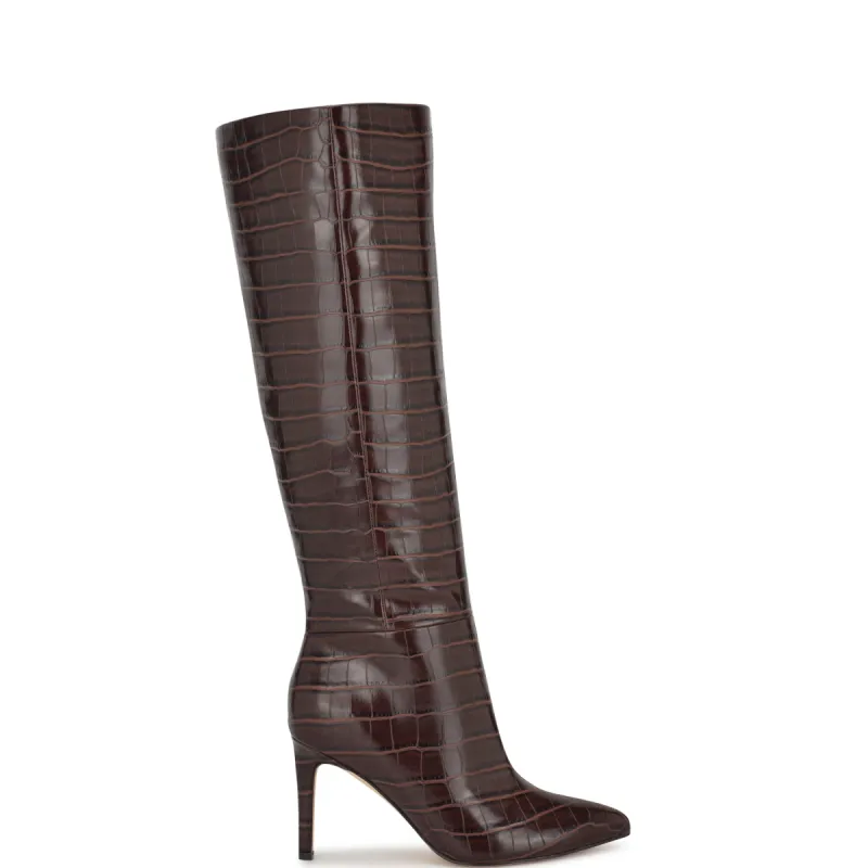 Richy Wide Calf Heeled Boots sold by Nine West