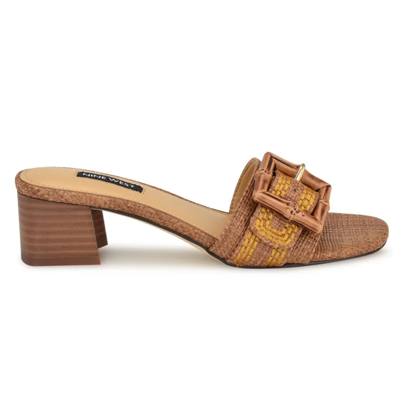 Garta Buckle Slide Sandals sold by Nine West
