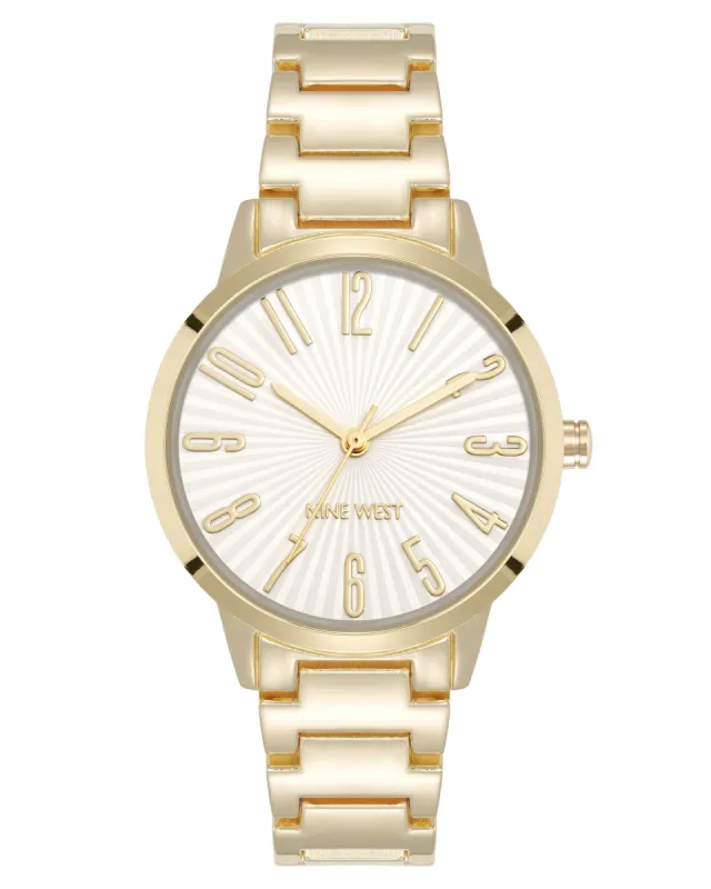 Easy-to-Read Sunburst Dial Watch sold by Nine West