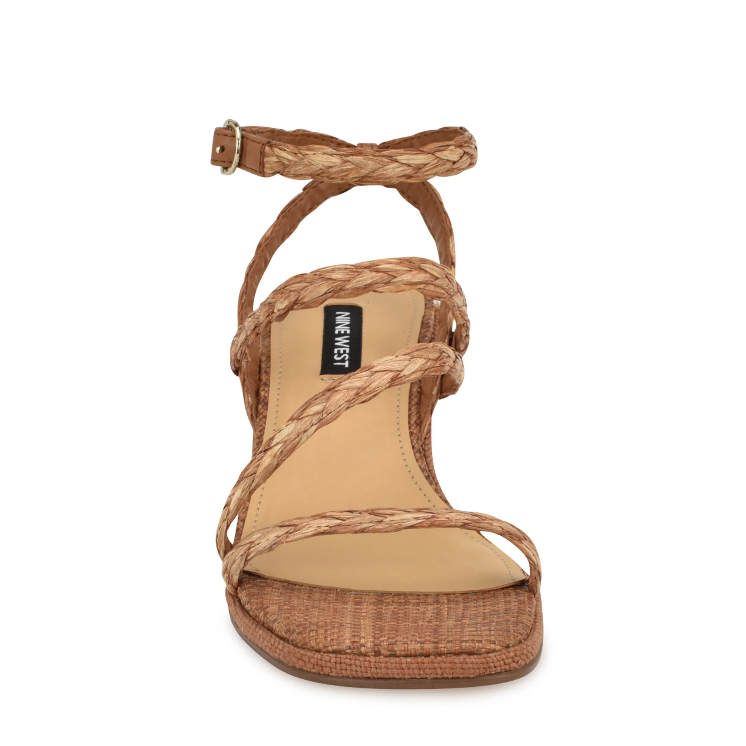 Emolly Raffia Block Heel Sandals sold by Nine West product image thumbnail 3