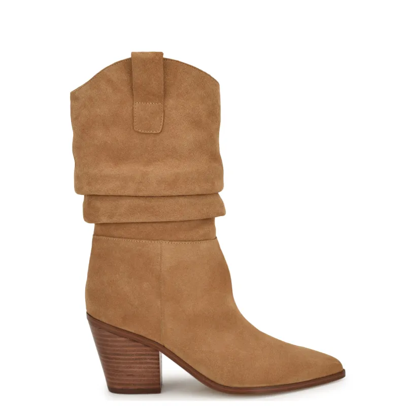 Kadon Leather Tailored Slouch Boots sold by Nine West