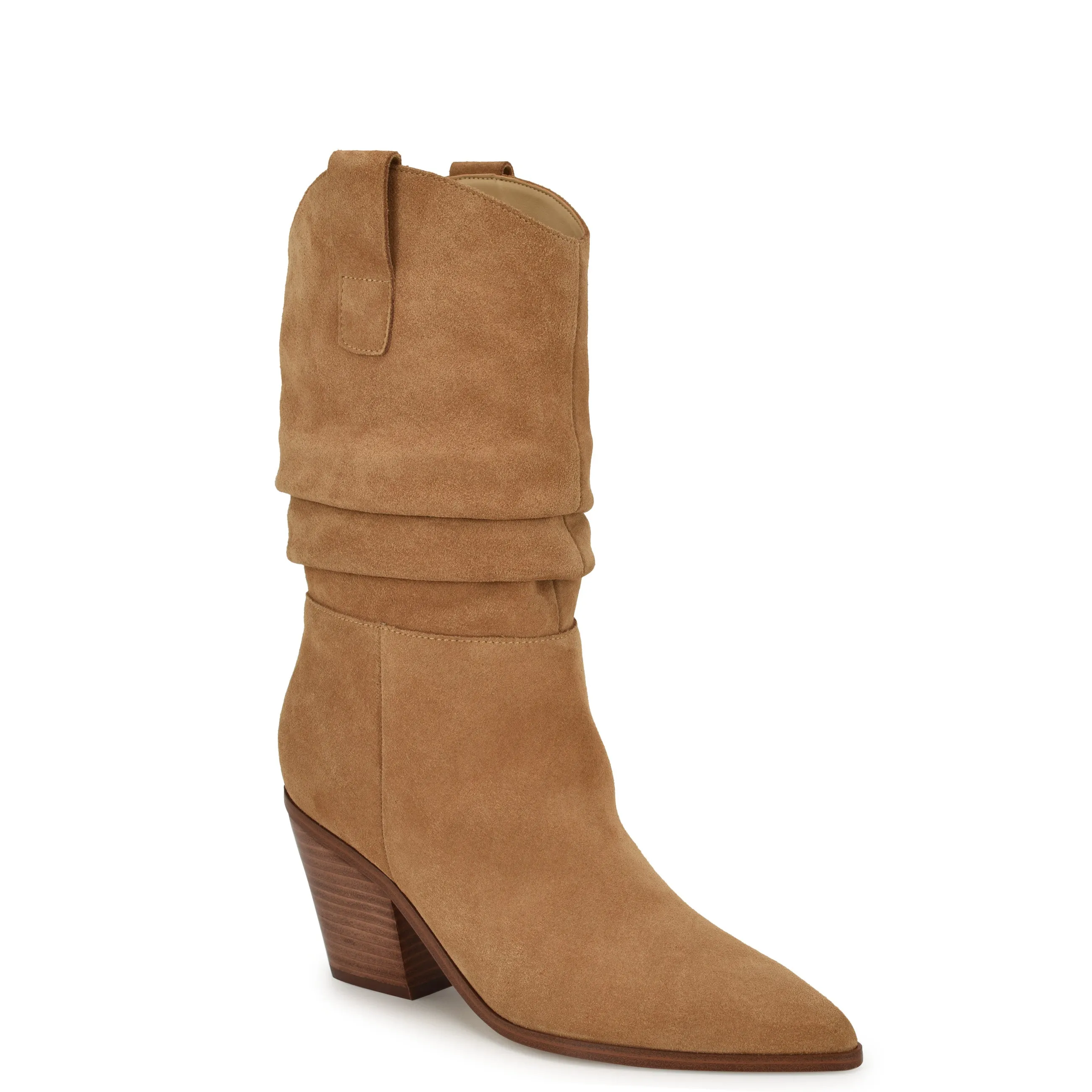 Kadon Leather Tailored Slouch Boots sold by Nine West product image thumbnail 2