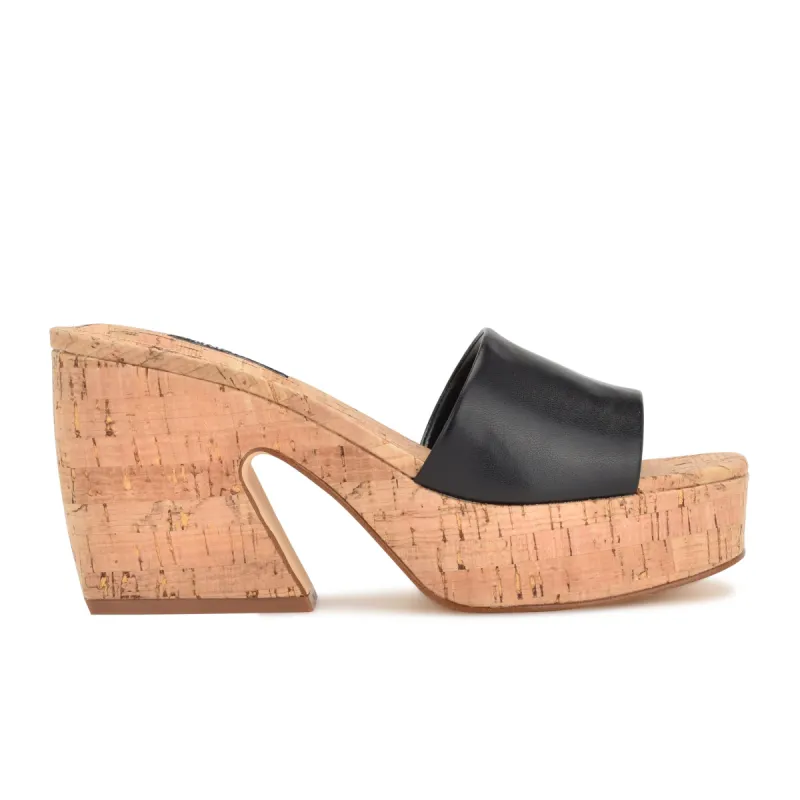 Oklee Platform Slide Sandals sold by Nine West