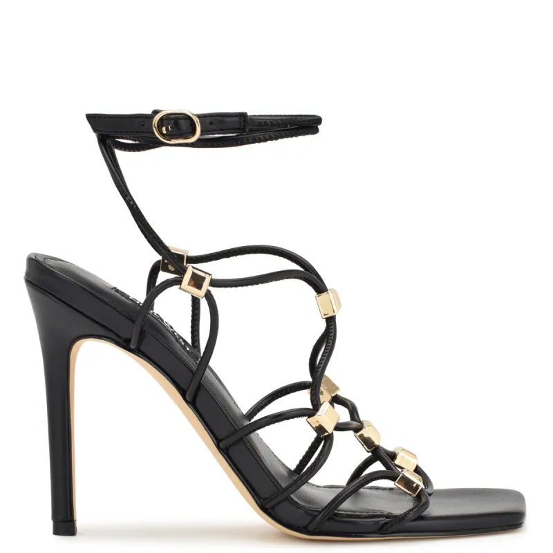 Tenor Ankle Wrap Heeled Sandals sold by Nine West
