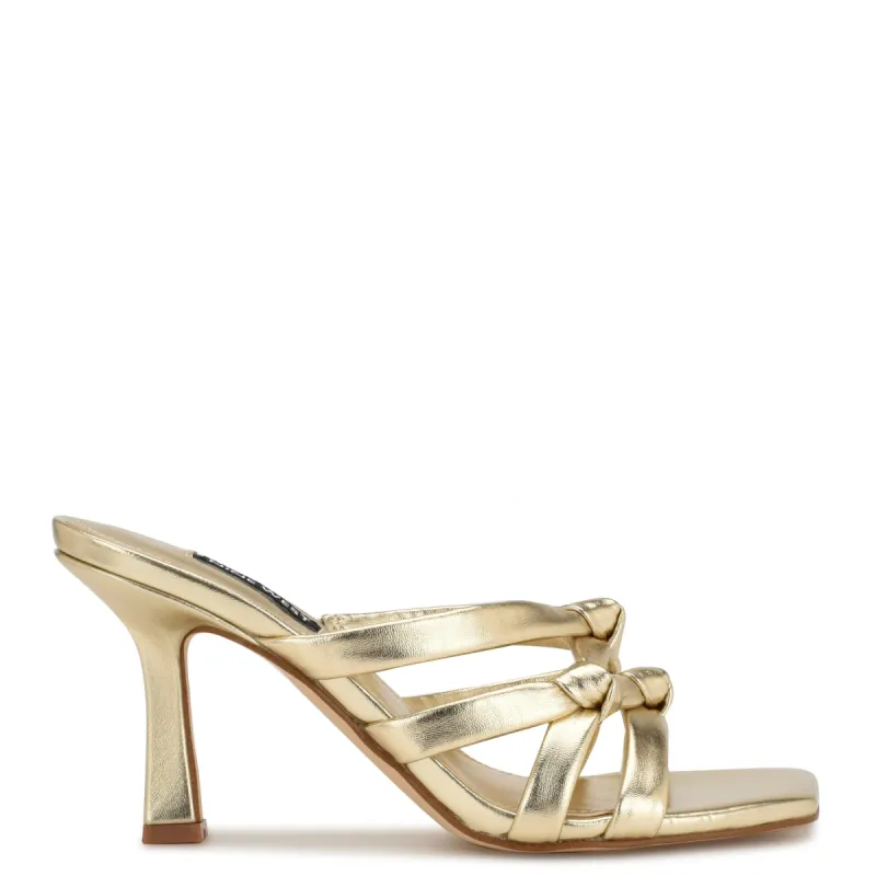Yeander Heeled Slide Sandals sold by Nine West