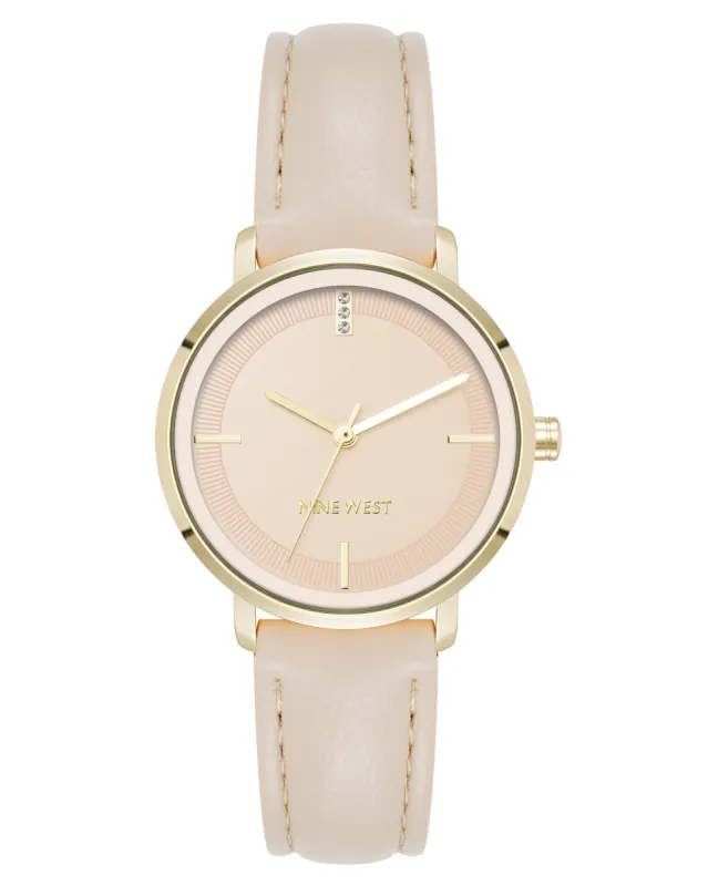 Crystal Accented Dial Strap Watch sold by Nine West