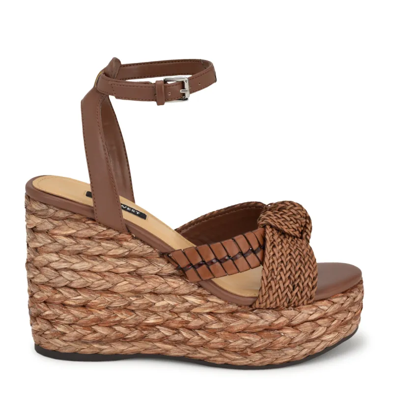 Eaden Woven Wedge Sandals sold by Nine West