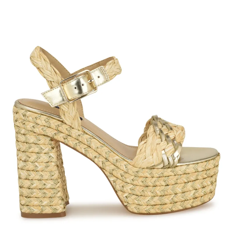 Jolane Espadrille Platform Sandals sold by Nine West