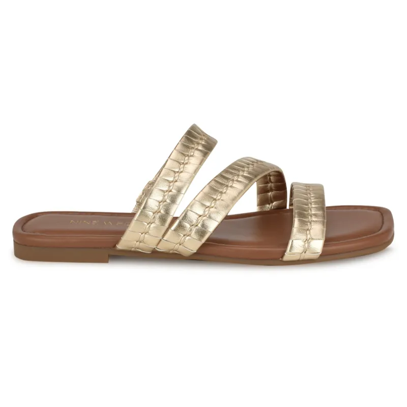 Quinlea Flat Strappy Sandals sold by Nine West