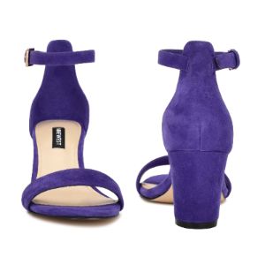 Pruce Ankle Strap Block Heel Sandals sold by Nine West