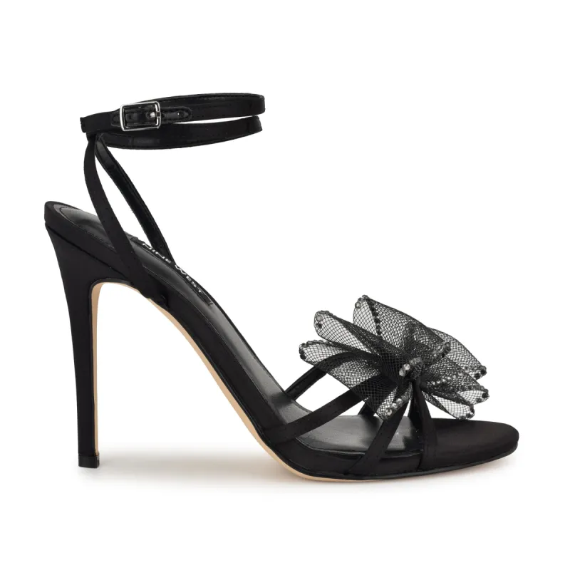 Minky Bow Heeled Sandals sold by Nine West
