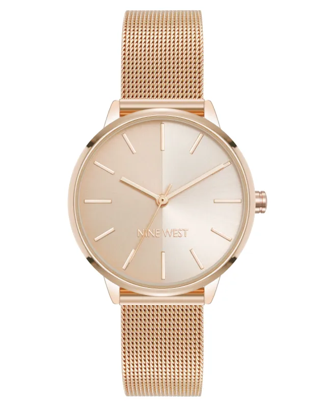 Round Case Mesh Bracelet Watch sold by Nine West