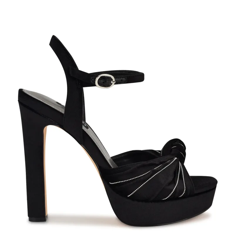 Winne Knotted Platform Sandals sold by Nine West