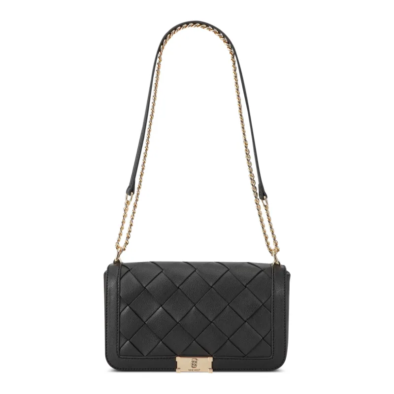 Mylah Woven Flap Chain Convertible Crossbody sold by Nine West