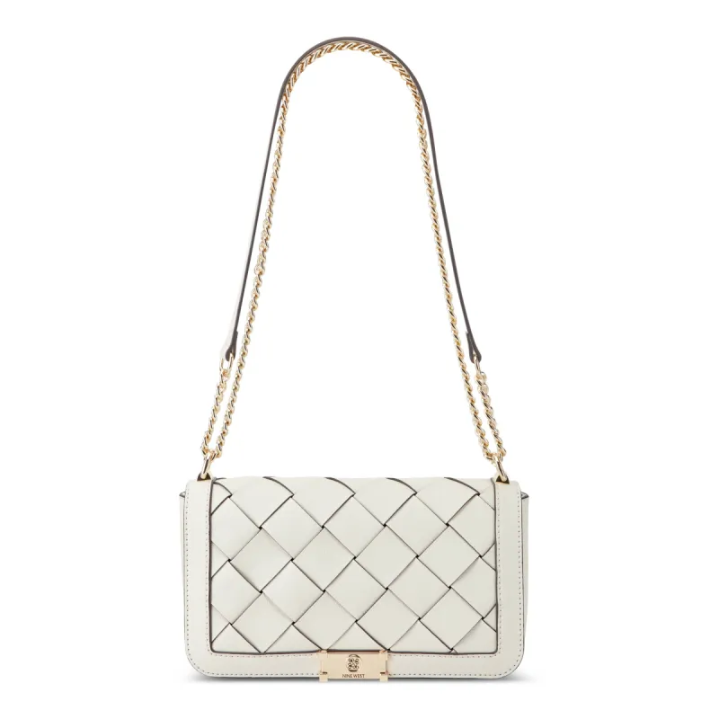 Mylah Woven Flap Chain Convertible Crossbody sold by Nine West