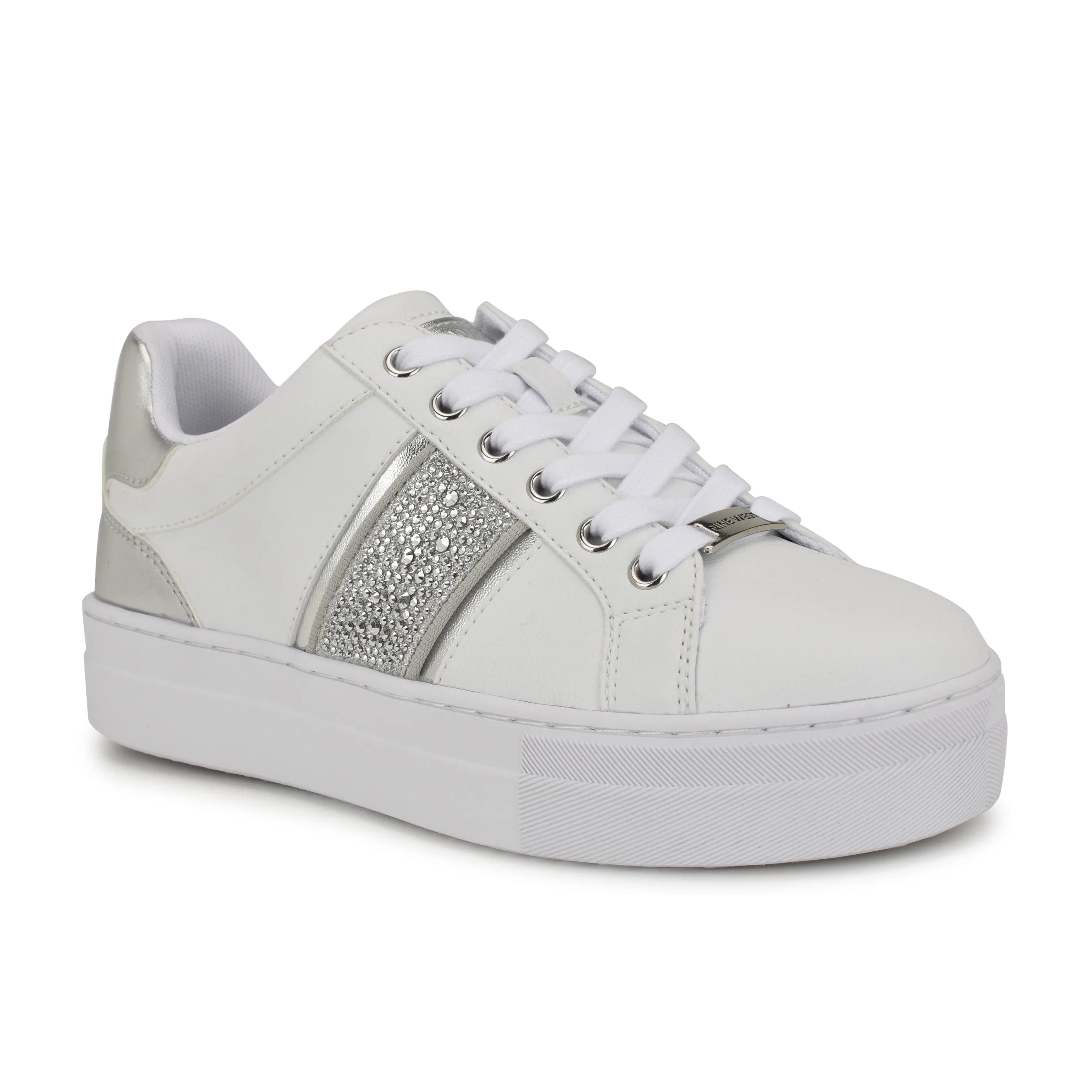 Gator Lace Up Platform Sneakers sold by Nine West product image thumbnail 2