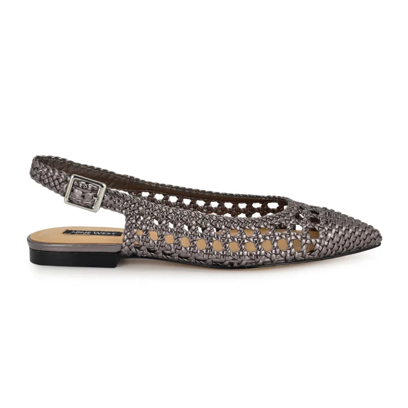 Soel Woven Slingback Flats sold by Nine West