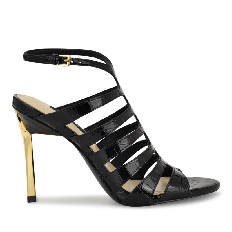 Saleen Caged Strappy Sandals sold by Nine West