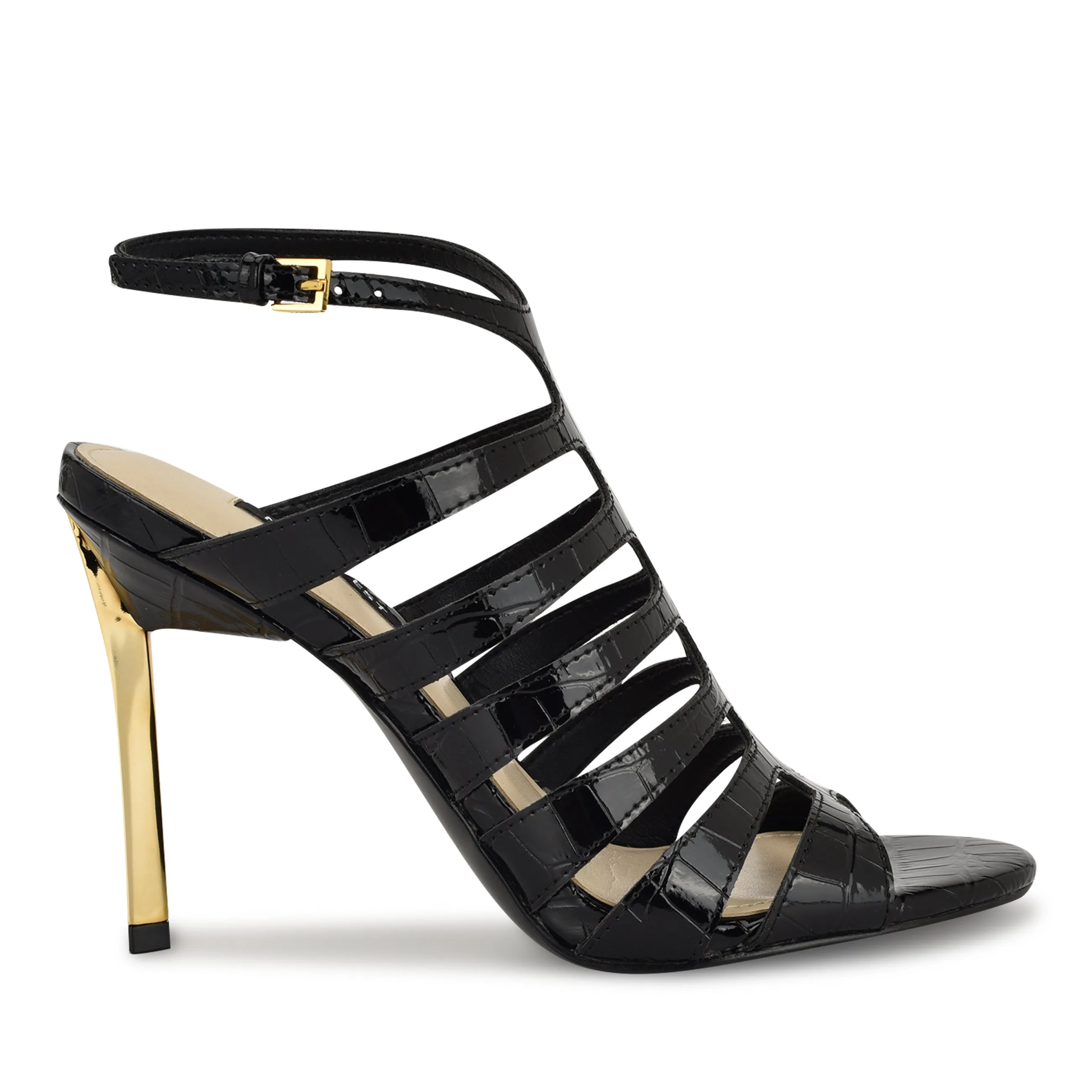 Saleen Caged Strappy Sandals sold by Nine West