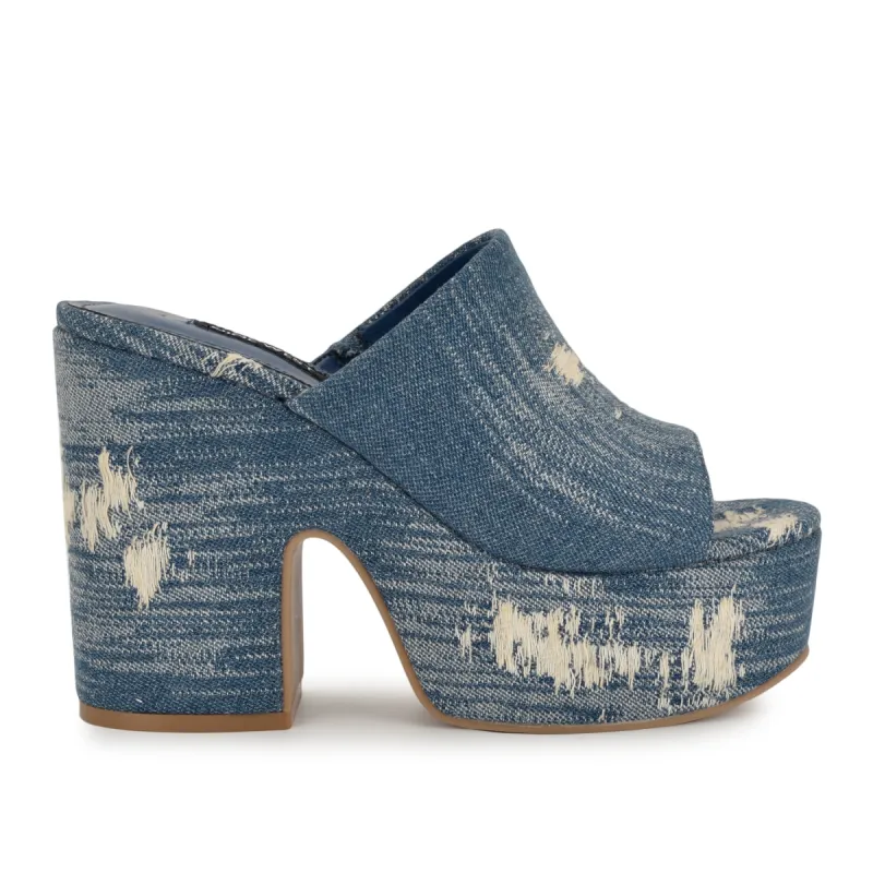 Olley Platform Slide Sandals sold by Nine West