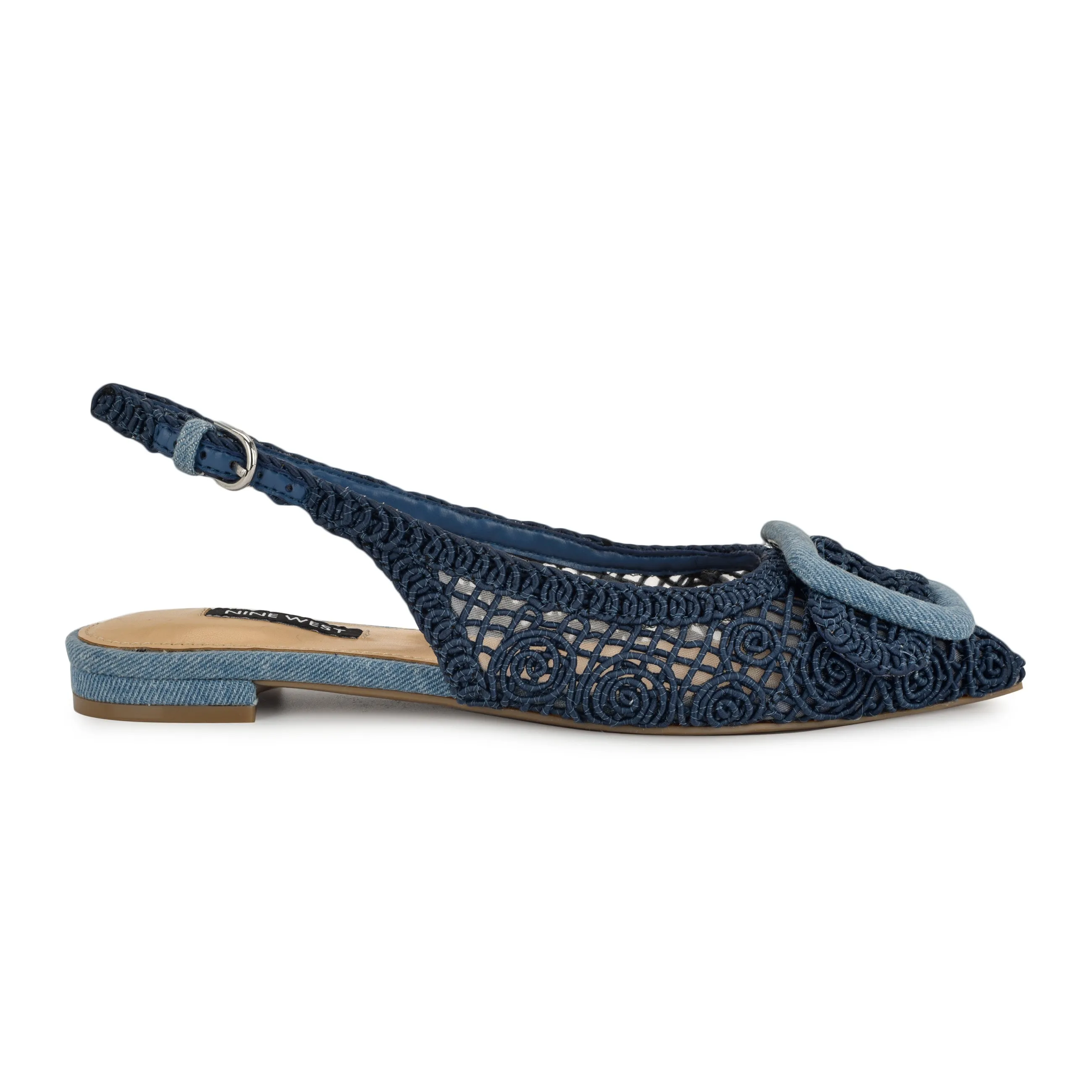 Jasser Woven Slingback Flats sold by Nine West