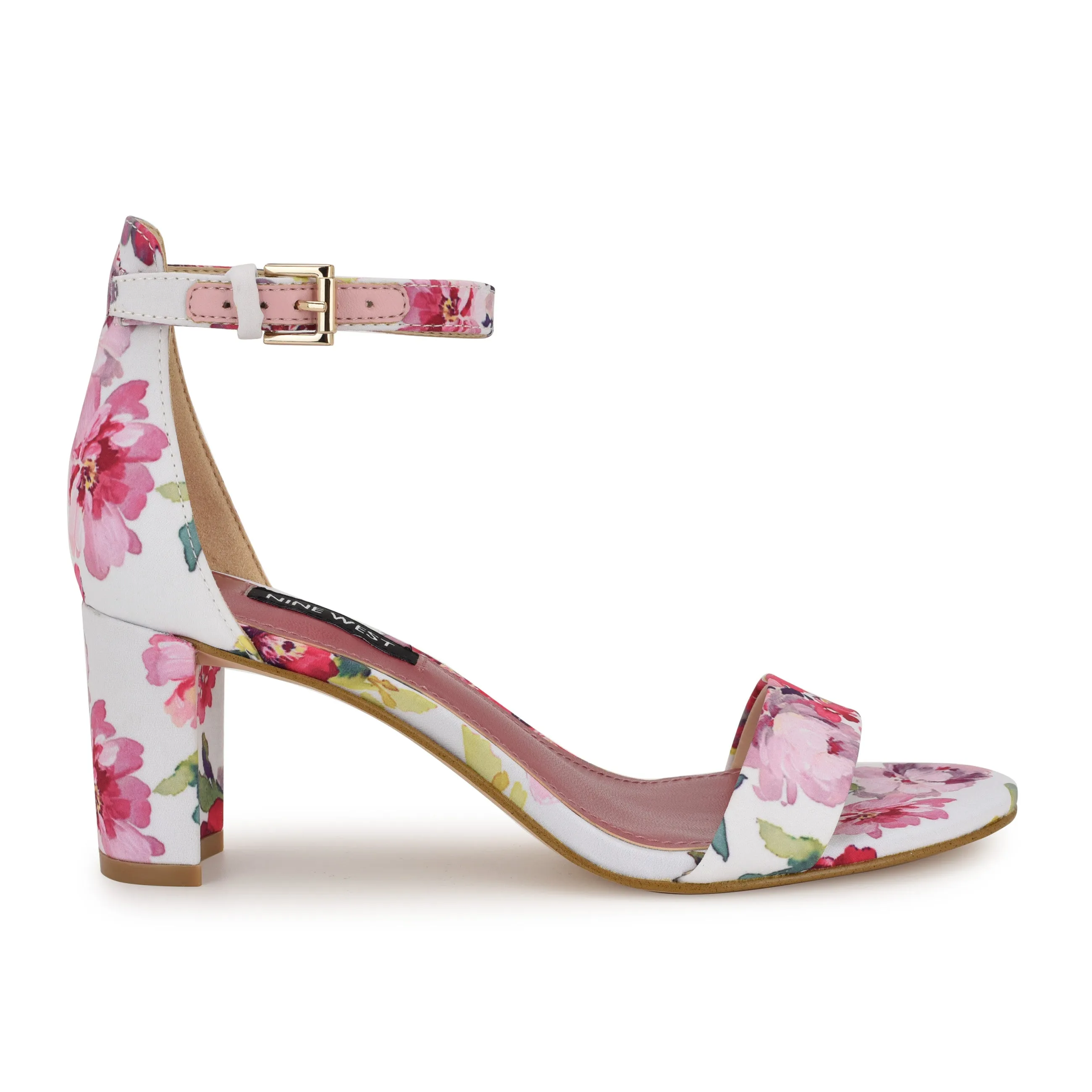 Pruce Ankle Strap Block Heel Sandals sold by Nine West