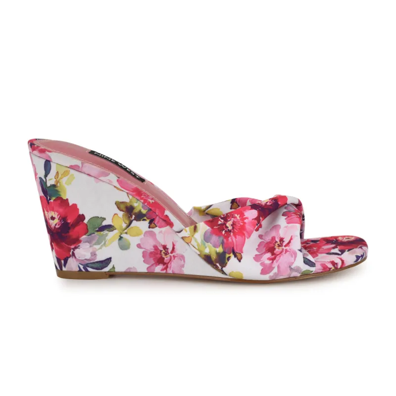 Nikhil Twist Wedge Sandals sold by Nine West