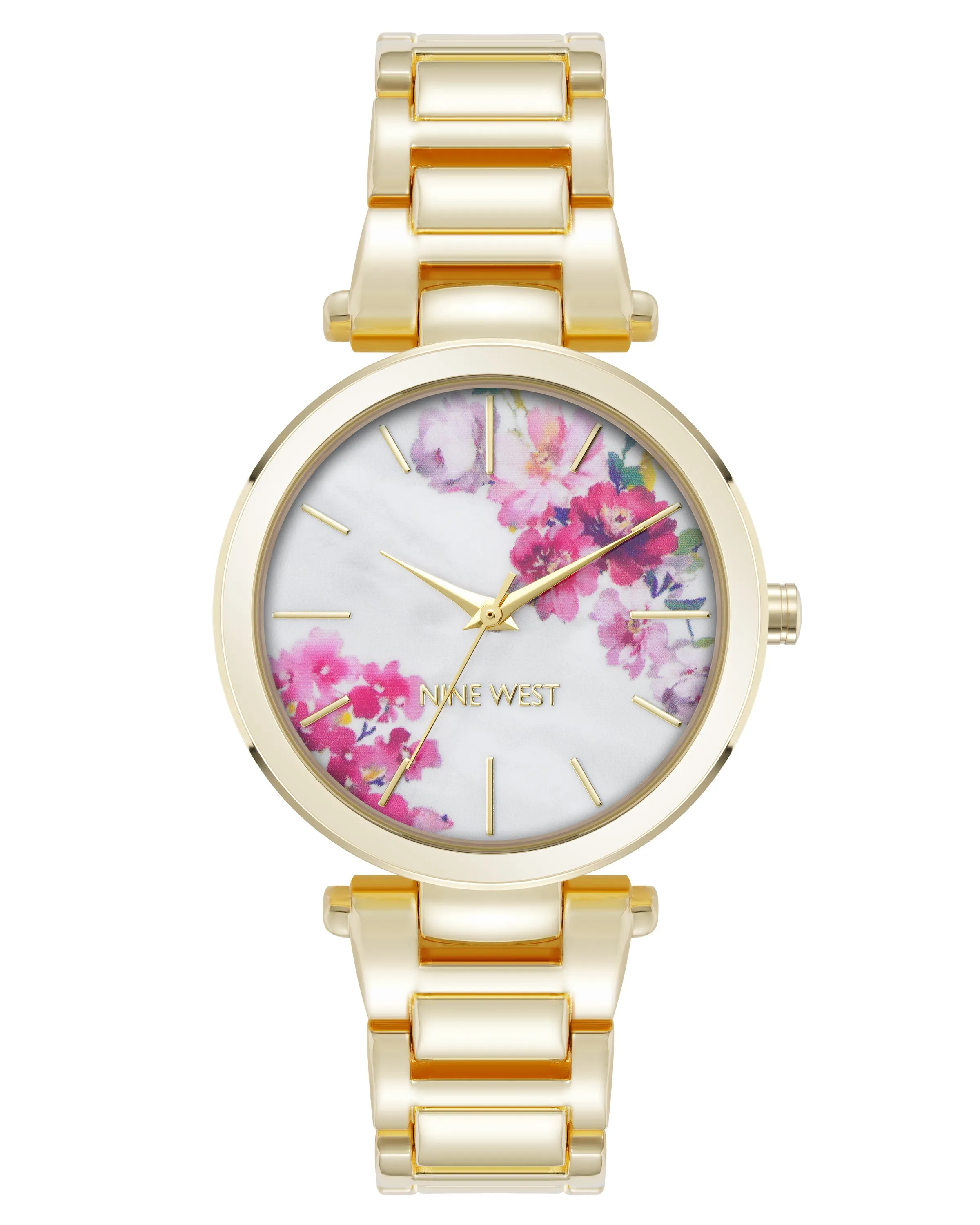 Pink Flower Dial Watch sold by Nine West