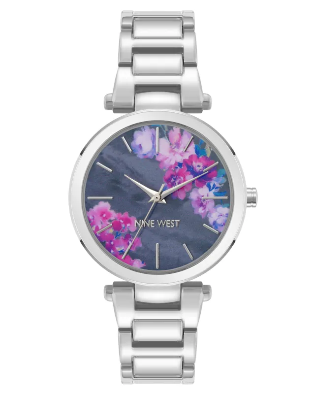 Pink Flower Dial Watch sold by Nine West