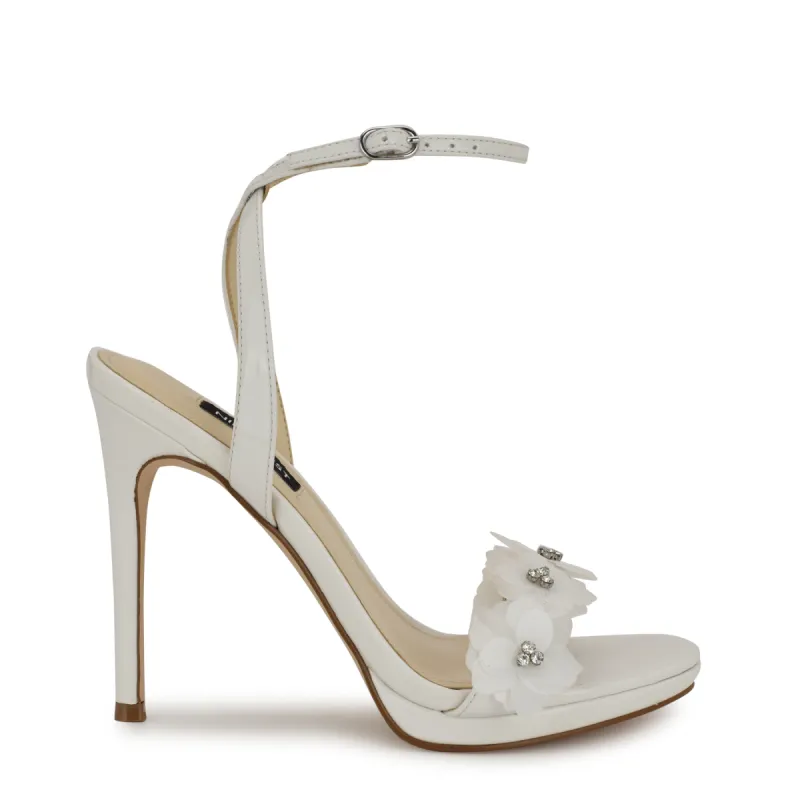 Lovely Flower Platform Sandals sold by Nine West