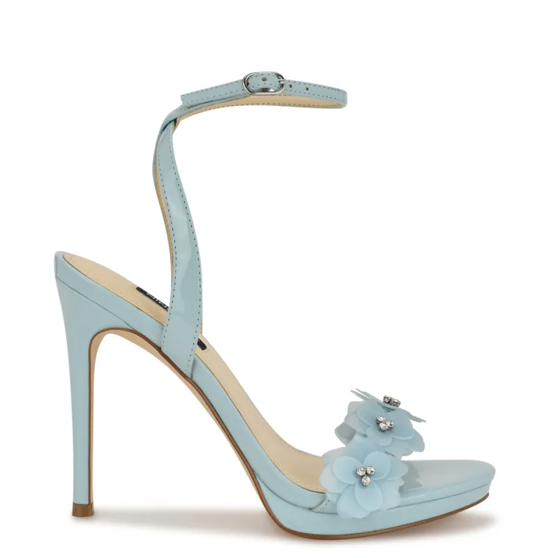 Lovely Flower Platform Sandals sold by Nine West